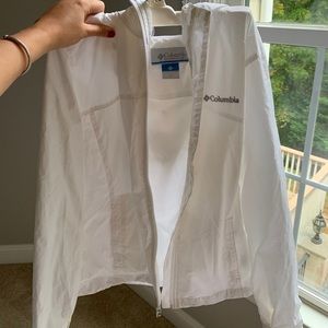 White Sportswear Raincoat